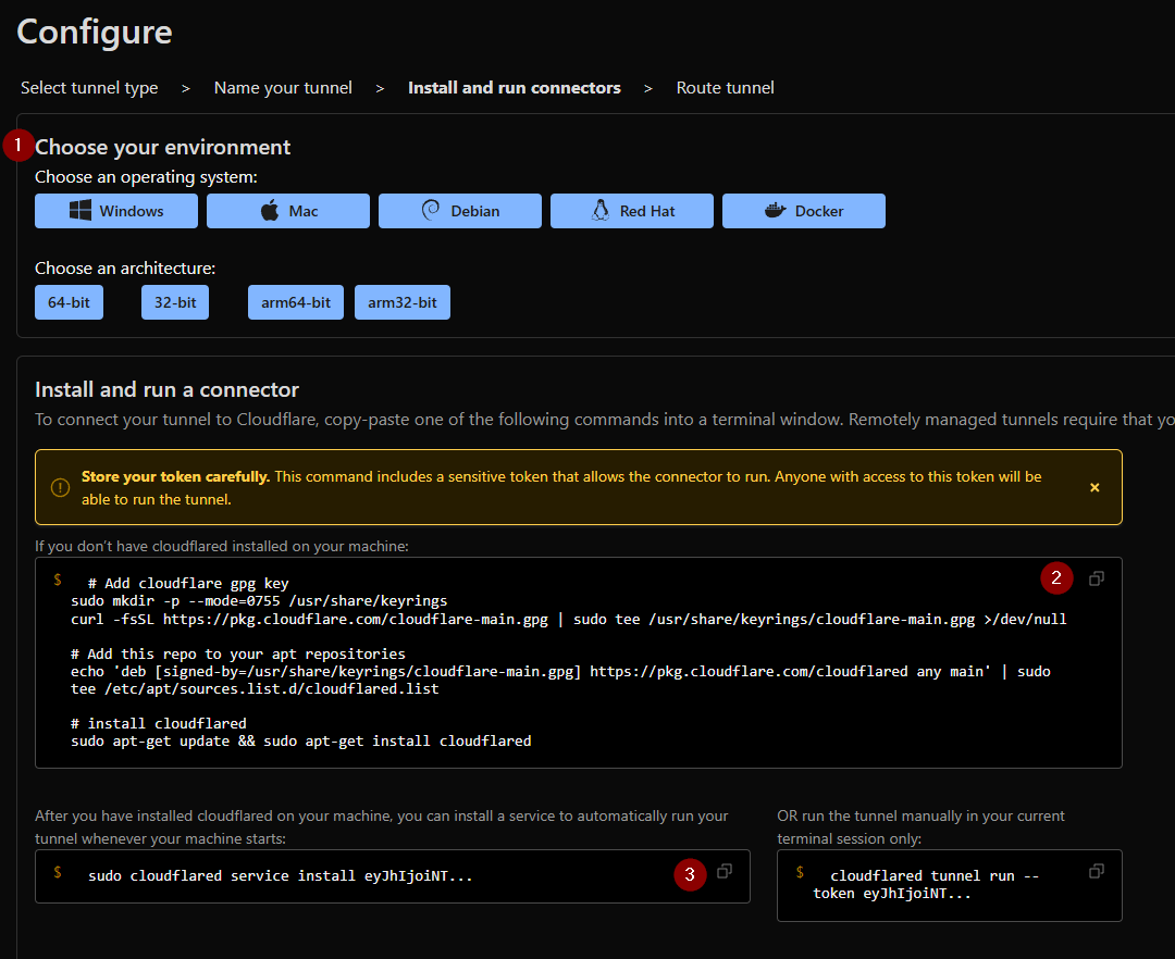 cloudflare tunnel keys